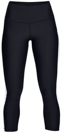 Under Armour HeatGear Ankle Crop Branded Leggings 1329151-002 Black/White L
