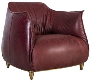 Home4you Armchair Tulip Dark Red 38041