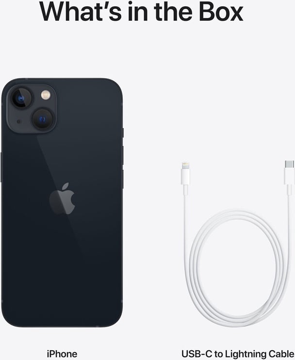 Mobiiltelefon Apple iPhone 13, must, 4GB/256GB