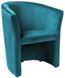 Atzveltnes krēsls Signal Meble TM-1 Velvet Turquoise, 67x47x76 cm