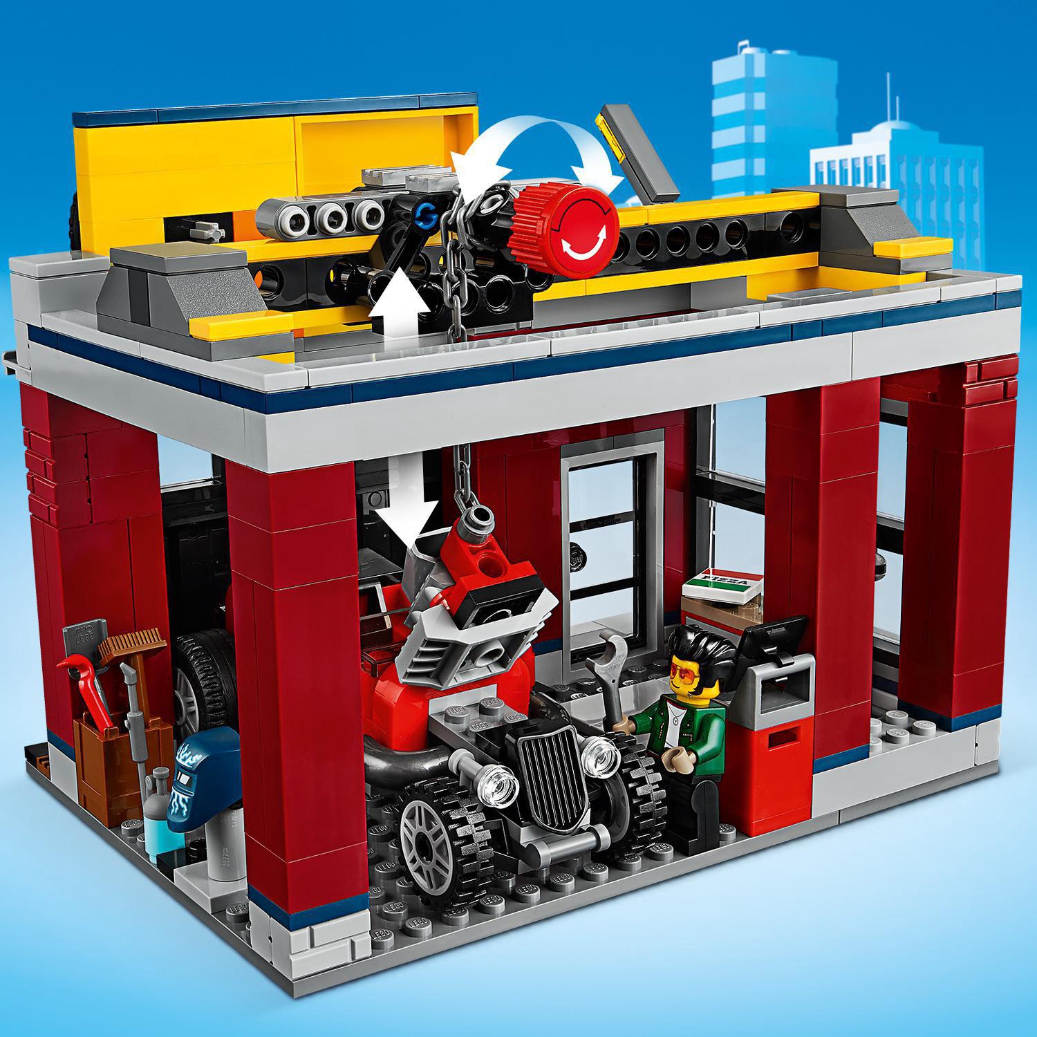 Конструктор LEGO City Тюнинг-мастерская 60258, 897 шт. - K-rauta