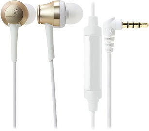Ausinės Audio-Technica In-Ear Earphones White/Gold ATH-CKR70ISCG