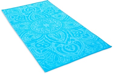 Dvielis DecoKing Mandala, zila, 180 cm x 90 cm