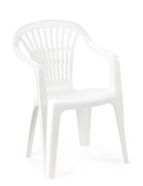 Садовый стул Progarden Scilla, белый, 54 см x 53 см x 80 см