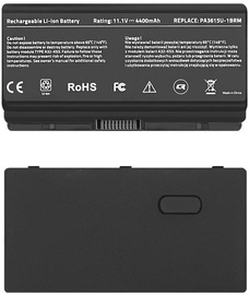 Qoltec Long Life Notebook Battery For Toshiba L40/L45 4400mAh