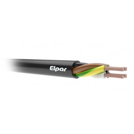Gumijas kabelis Elpar H05RR-F, Eca, 500 V, 100 m, 2 x 1.5 mm²