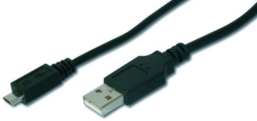 Juhe Assmann USB / USB-micro AK-300127-010-S USB 2.0 A male, Micro USB 2.0 B male, 1 m, must