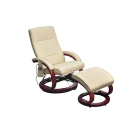 Tugitool VLX Massage 240066, kreemjasvalge, 96 cm x 66 cm x 99 cm