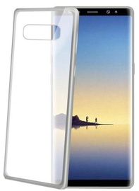 Celly Laser Back Case For Samsung Galaxy Note 8 Silver