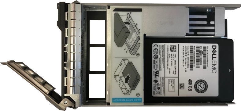 Жесткий диск сервера (SSD) Dell 400-AZUT, 2.5", 480 GB