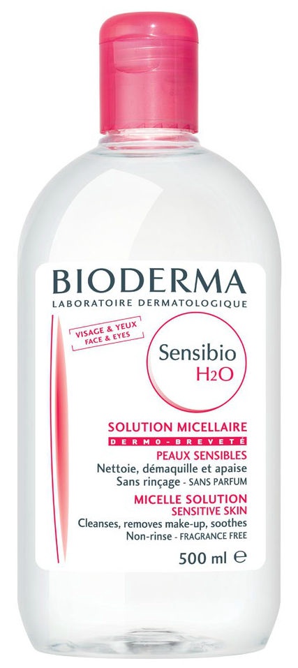 Kosmētikas noņemšanas līdzeklis Bioderma Sensibio H2O, 500 ml