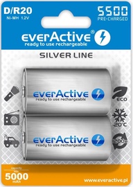 Uzlādējamās baterijas Everactive, 2 gab.