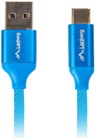 Lanberg USB To Type-C Blue 0.5m