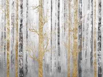 Home4you Print Picture Oil On Canvas 90x120cm Forest 83746