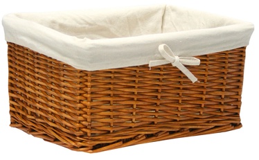 Home4you Basket Max 30x21x18cm Light Brown