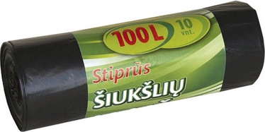 Šiukšlių maišai Okko Strong, 100 l, 10 vnt.