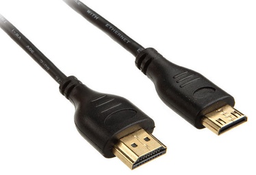 InLine Superslim 4K UHD Cable HDMI To Mini HDMI Type C 1m Black