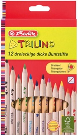 Herlitz Карандаши цветные, Trilino, 12 цв