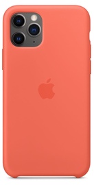Apple Silicone Back Case For Apple iPhone 11 Pro Clementine Orange