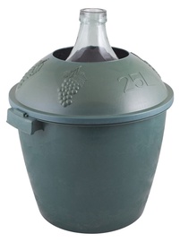 Stiklinis vyno indas Biowin, 25 l