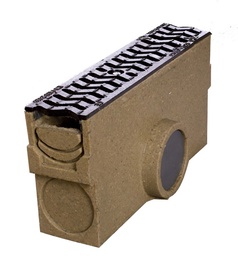 Ieplūdes kaste ar režģi Stora Drain Self B 125, 50 cm, čuguns/polimērbetons