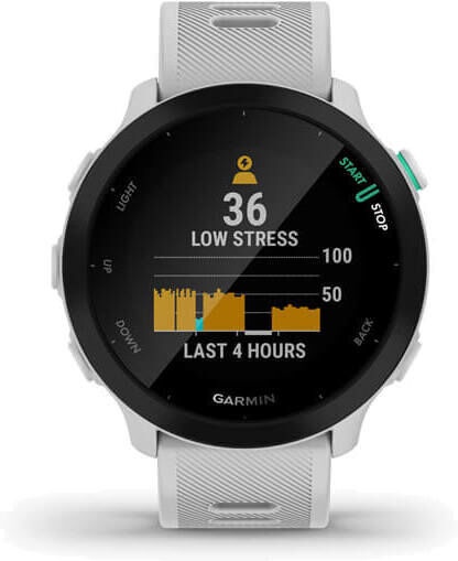 Viedais pulkstenis Garmin Forerunner 55 Monterra, balta
