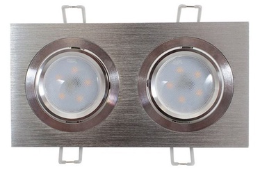 Abilite Lampholder with GU10 LED Bulb 230V 9.6W Silver