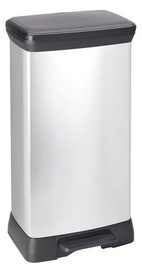 Curver Deco Bin 50l Silver