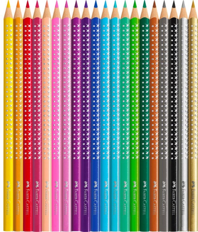 Цветные карандаши Faber Castell Sparkle, 20 шт.