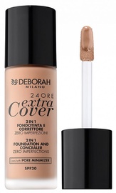 Tonālais krēms Deborah Milano 24Ore Extra Cover 04 Apricot, 30 ml