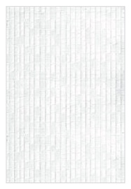Keraminės sienų plytelės Luster White, 30 x 20 cm