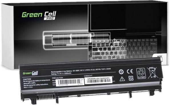 Аккумулятор для ноутбука Green Cell, 5.2 Ач, Li-Ion
