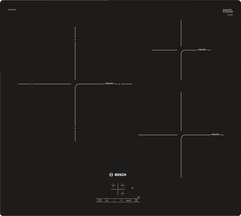 Indukcijas plīts Bosch PUJ611BB1E