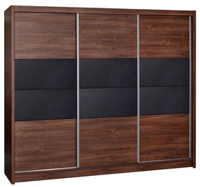 Stolar Santana Wardrobe 250 Black Dark Oak