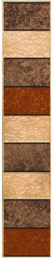 Плитка Kwadro Ceramika, 40 см x 7.7 см, коричневый