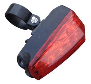 Galinis dviračio žibintas su lazeriu Vagner SDH SD-3277 2AAA LED