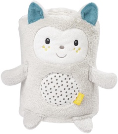 Sega BabyFehn Cuddleblanket Cat 57232, balta, 75x100 cm