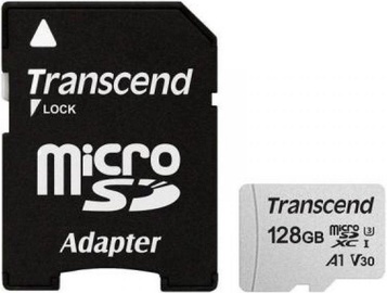 Atmiņas karte Transcend 300S microSDXC 128GB UHS-I Class 10 + Adapter