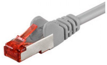 Провод Goobay RJ-45 8P8C, RJ-45 8P8C, 25 м, серый