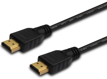 Провод Savio HDMI / HDMI HDMI male, HDMI male, 2 м, черный