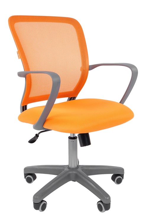 Darbo kėdė Chairman, oranžinė/pilka