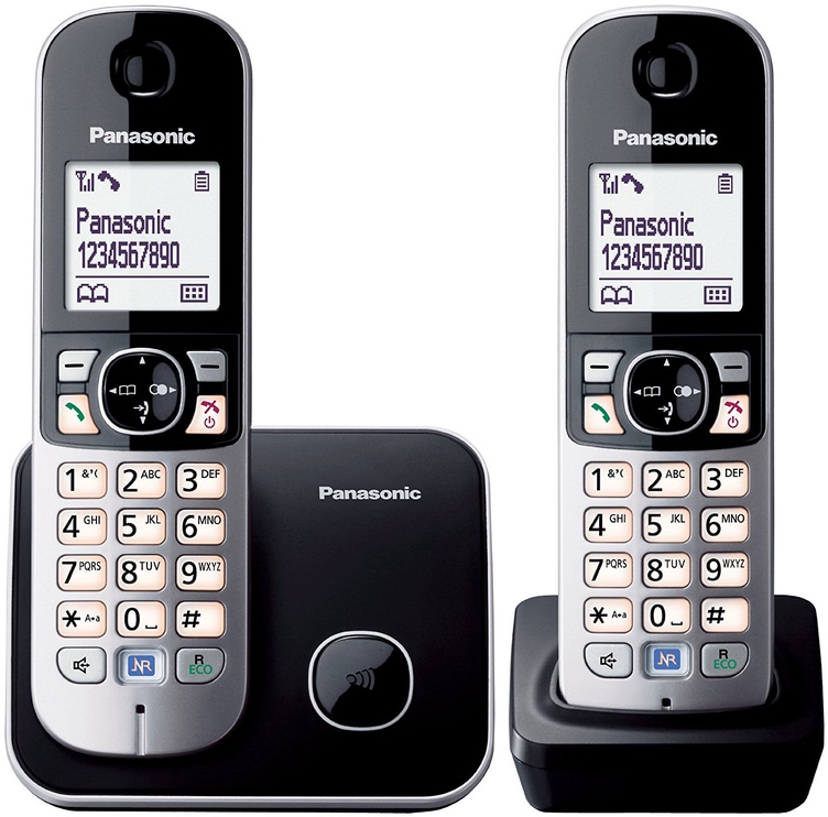 Телефон Panasonic KX-TG6812PDB, беспроводные