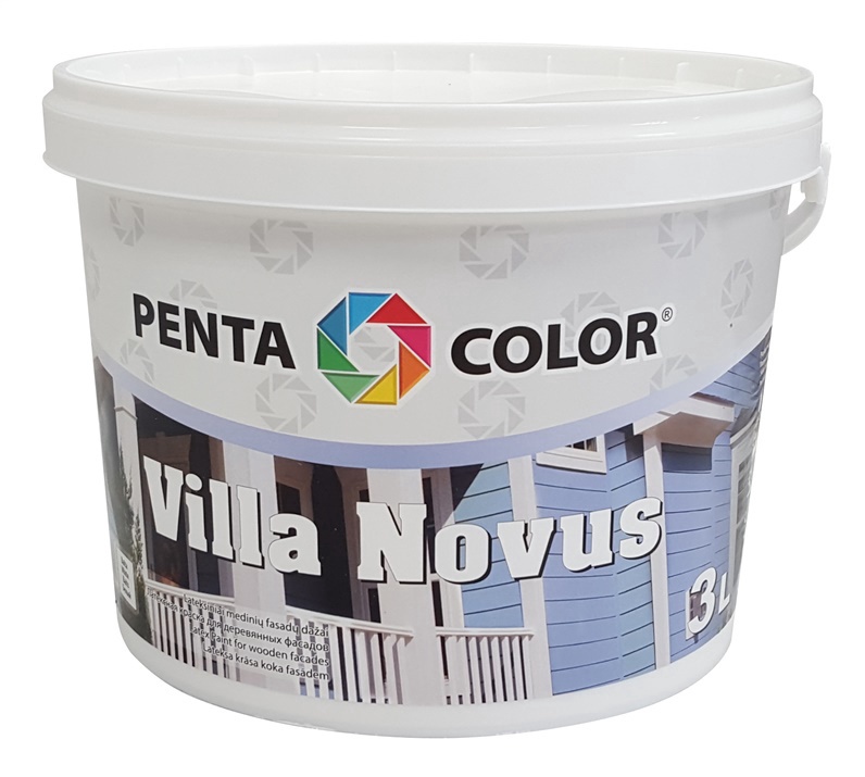 Fassaadivärv Pentacolor Villa Novus, kollane, 3 l