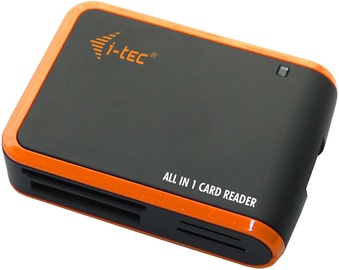 I-Tec USB 2.0 All-In-One Memory Card Reader Black/Orange