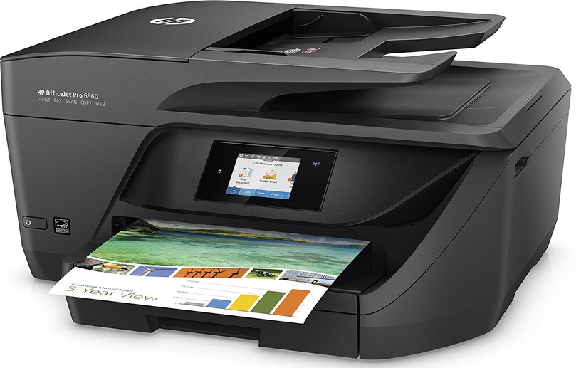 Multifunktsionaalne printer HP OfficeJet Pro 6960, tindiprinter, värviline