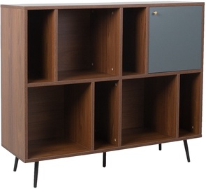 Home4you Rio Chest Of Drawers 118x40x98cm Walnut/Grey