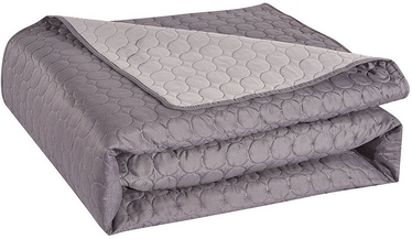 DecoKing Salice Bedcover Steel/Silver 240x260
