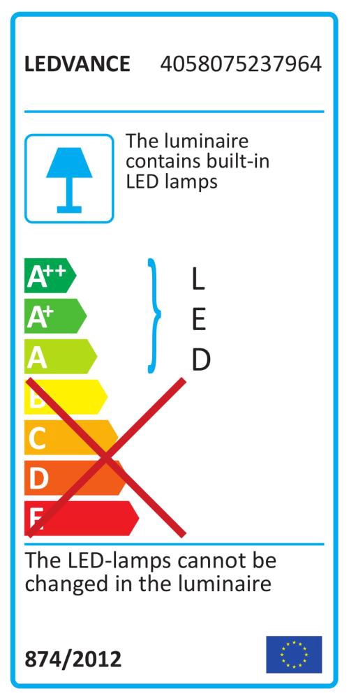Prožektors Ledvance, 30 W, 2400 lm, 3000 °K, IP65, pelēka