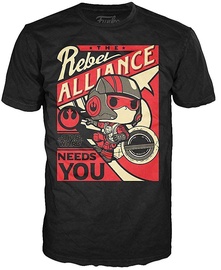 Футболка Funko POP! Tees: Star Wars Poe Dameron, черный, M