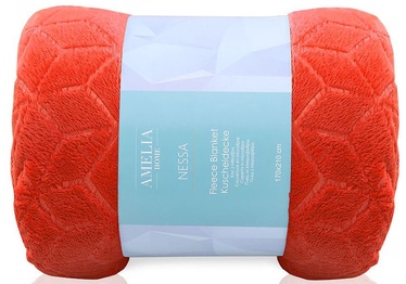 AmeliaHome Nessa Fleece Blanket Red 150x200cm